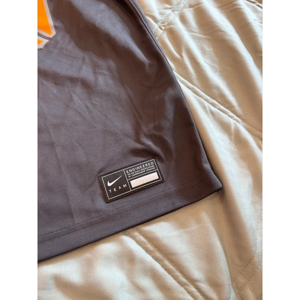 Nike Tennessee Volunteers Jersey #25 Charcoal Grey Orange Men Size Large